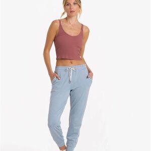 Vuori - Ribbed Cropped Lined, Light Support Tank - Size M